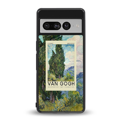 Cypresses back phone cover | glass case for google pixel 7 pro