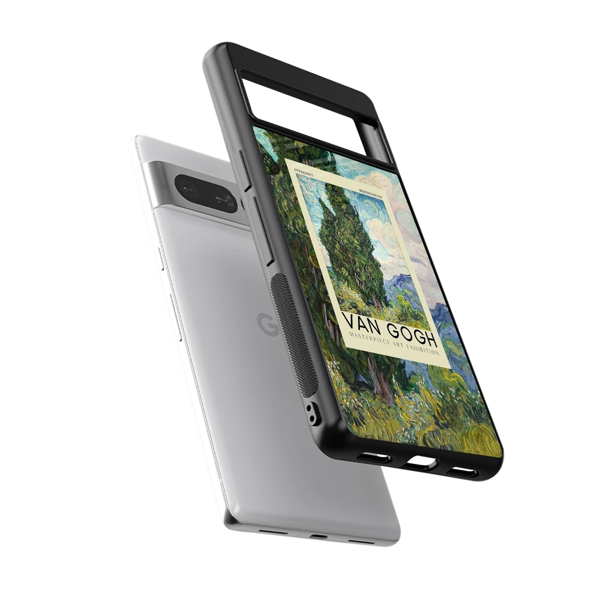 Cypresses sleek google pixel 7 pro cover with tempered glass back and TPU edges