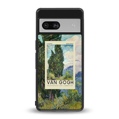 Cypresses back phone cover | glass case for google pixel 7