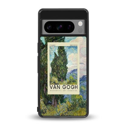Cypresses back phone cover | glass case for google pixel 8 pro