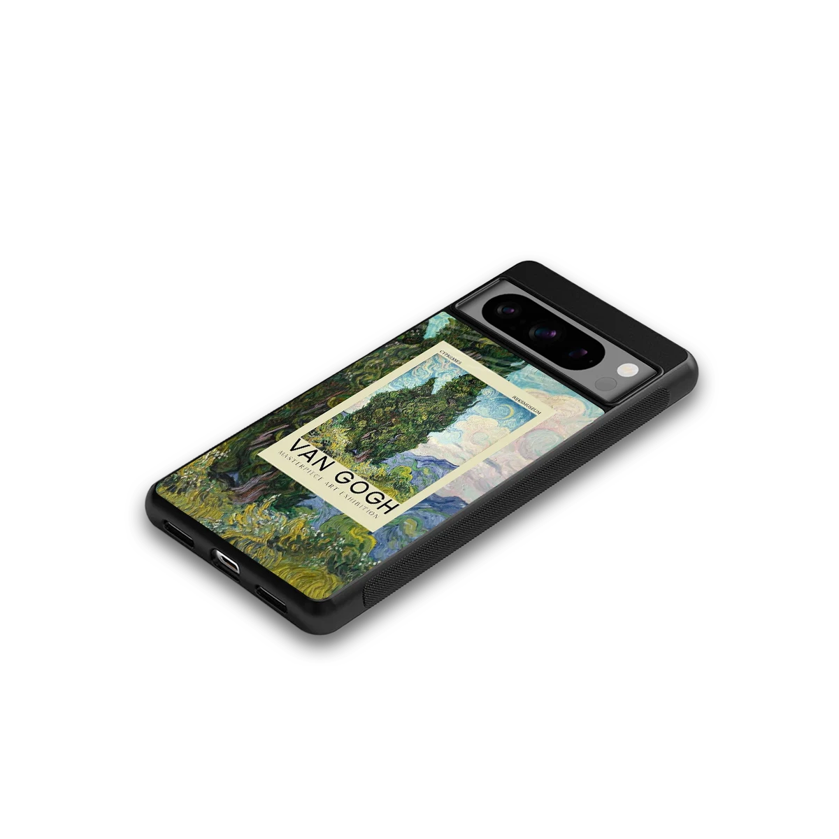 Cypresses google pixel 8 pro mobile cover | shockproof glass phone case