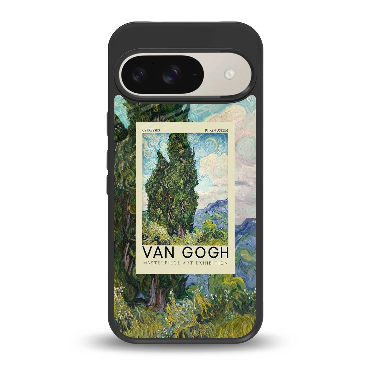 Cypresses back phone cover | glass case for google pixel 9