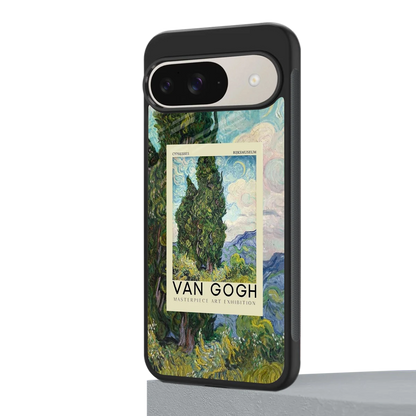 Cypresses google pixel 9 mobile cover | shockproof glass phone case