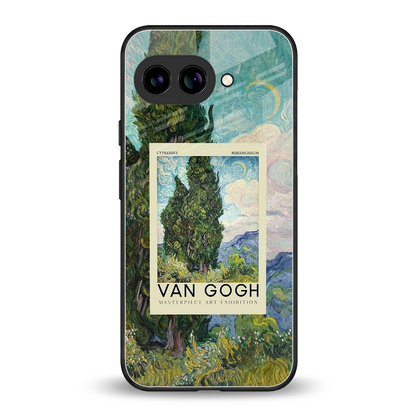 Cypresses back phone cover | glass case for google pixel 10a