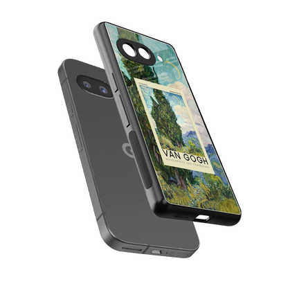 Cypresses sleek google pixel 10a cover with tempered glass back and TPU edges