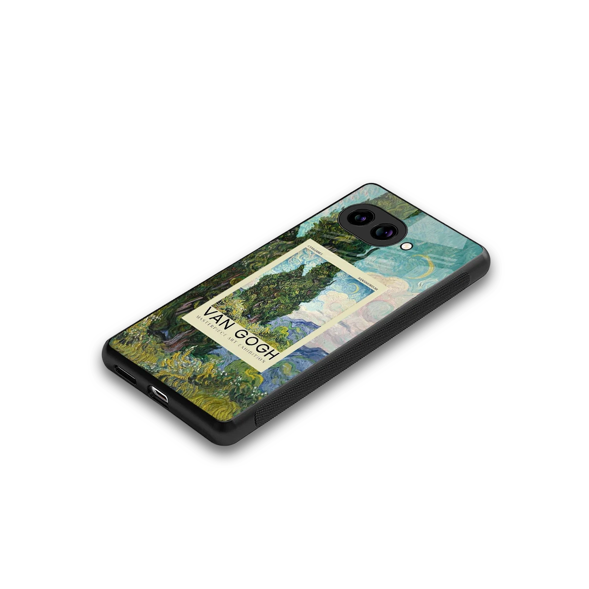 Cypresses stylish phone case for google pixel 10a | glossy glass and slim fit