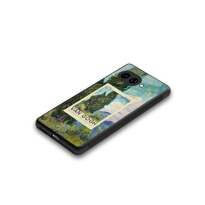 Cypresses stylish phone case for google pixel 10a | glossy glass and slim fit