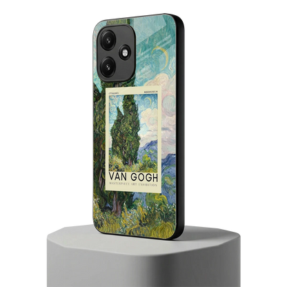 Cypresses redmi 12 5g mobile cover | shockproof glass phone case