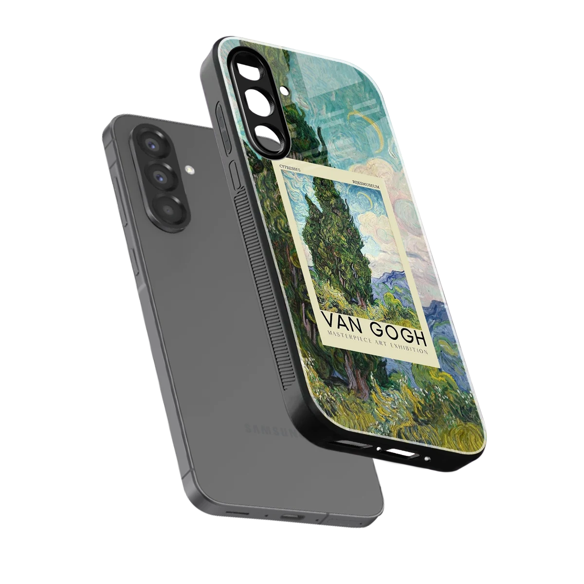 Cypresses sleek samsung galaxy a17 5g cover with tempered glass back and TPU edges