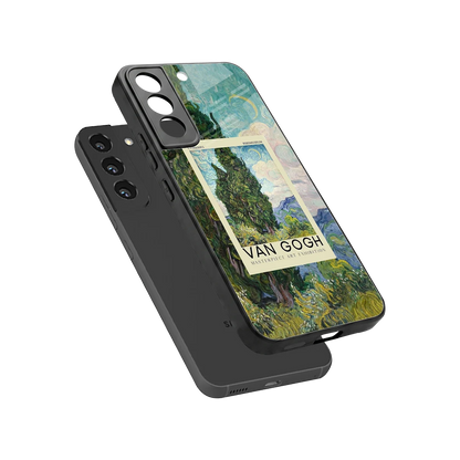 Cypresses sleek samsung galaxy s22 cover with tempered glass back and TPU edges