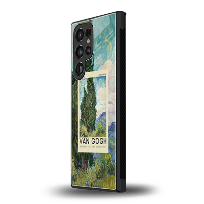 Cypresses samsung galaxy s23 ultra mobile cover | shockproof glass phone case