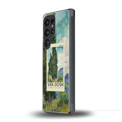 Cypresses samsung galaxy s25 ultra mobile cover | shockproof glass phone case