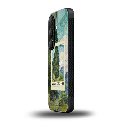 Cypresses samsung galaxy s24 mobile cover | shockproof glass phone case
