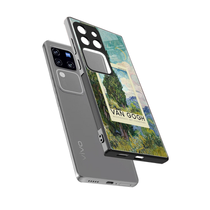 Cypresses sleekvivo v30 pro cover with tempered glass back and TPU edges
