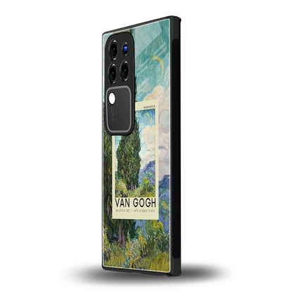 Cypressesvivo v30 pro mobile cover | shockproof glass phone case