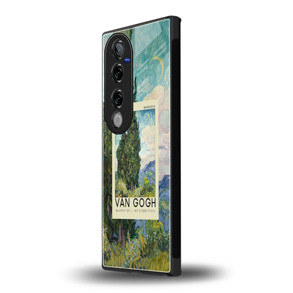 Cypresses vivo v40 pro mobile cover | shockproof glass phone case