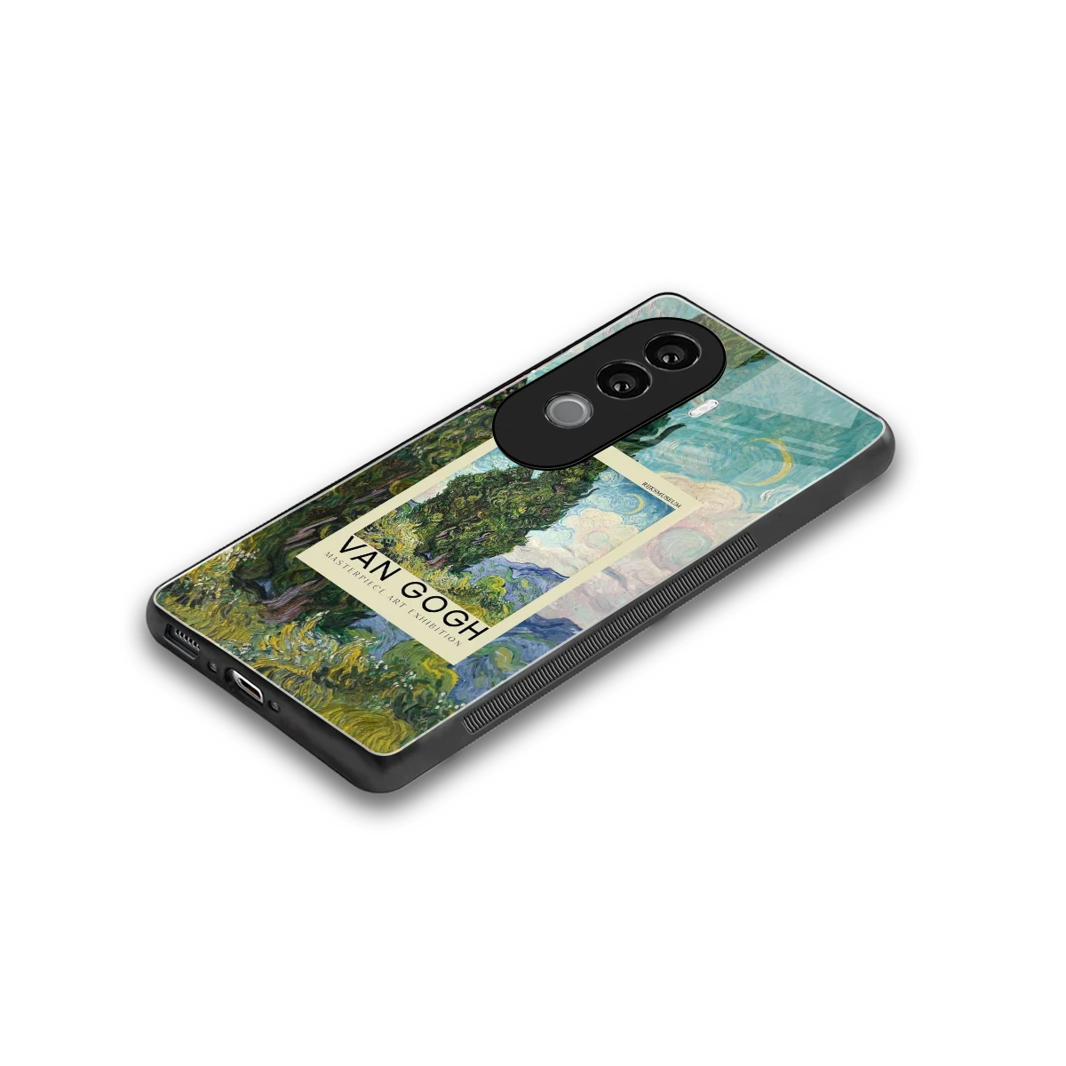 Cypresses stylish phone case for vivo v40e | glossy glass and slim fit
