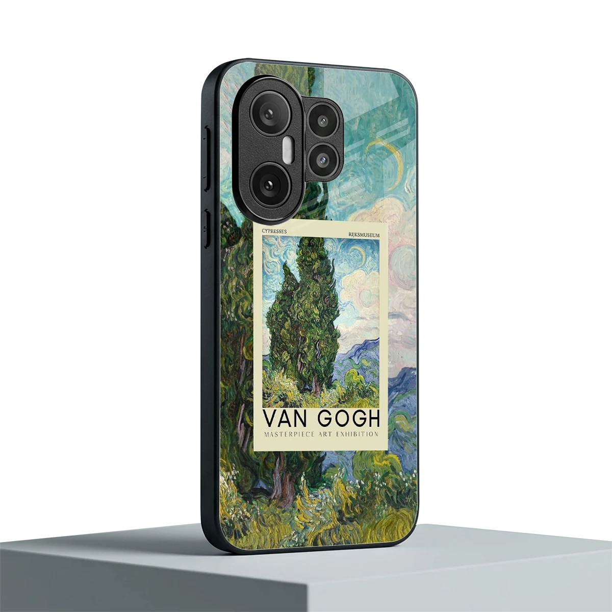 Cypresses vivo x200 fe mobile cover | shockproof glass phone case