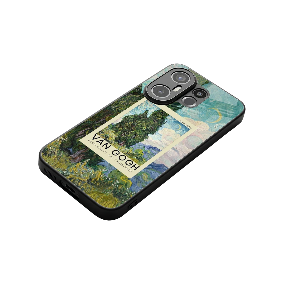 Cypresses stylish phone case for vivo x200 fe | glossy glass and slim fit