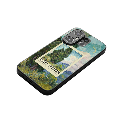 Cypresses stylish phone case for vivo x200 fe | glossy glass and slim fit