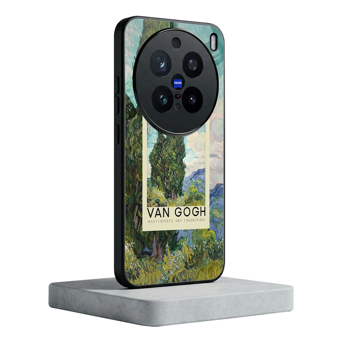 Cypresses vivo x200 pro mobile cover | shockproof glass phone case