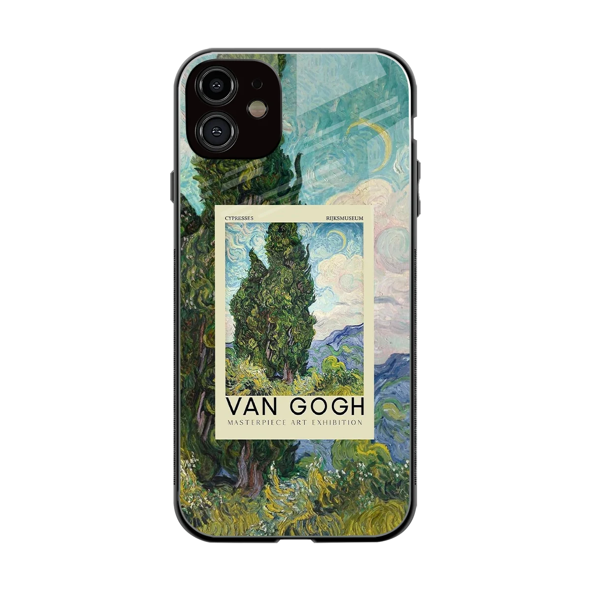 Cypresses back phone cover | glass case for iphone 12