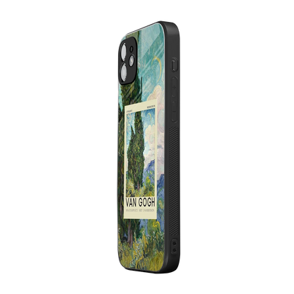 Cypresses iphone 11 mobile cover | shockproof glass phone case