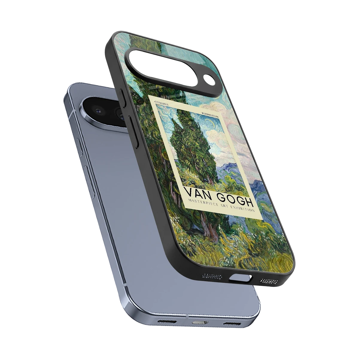 Cypresses sleek google pixel 10 cover with tempered glass back and TPU edges