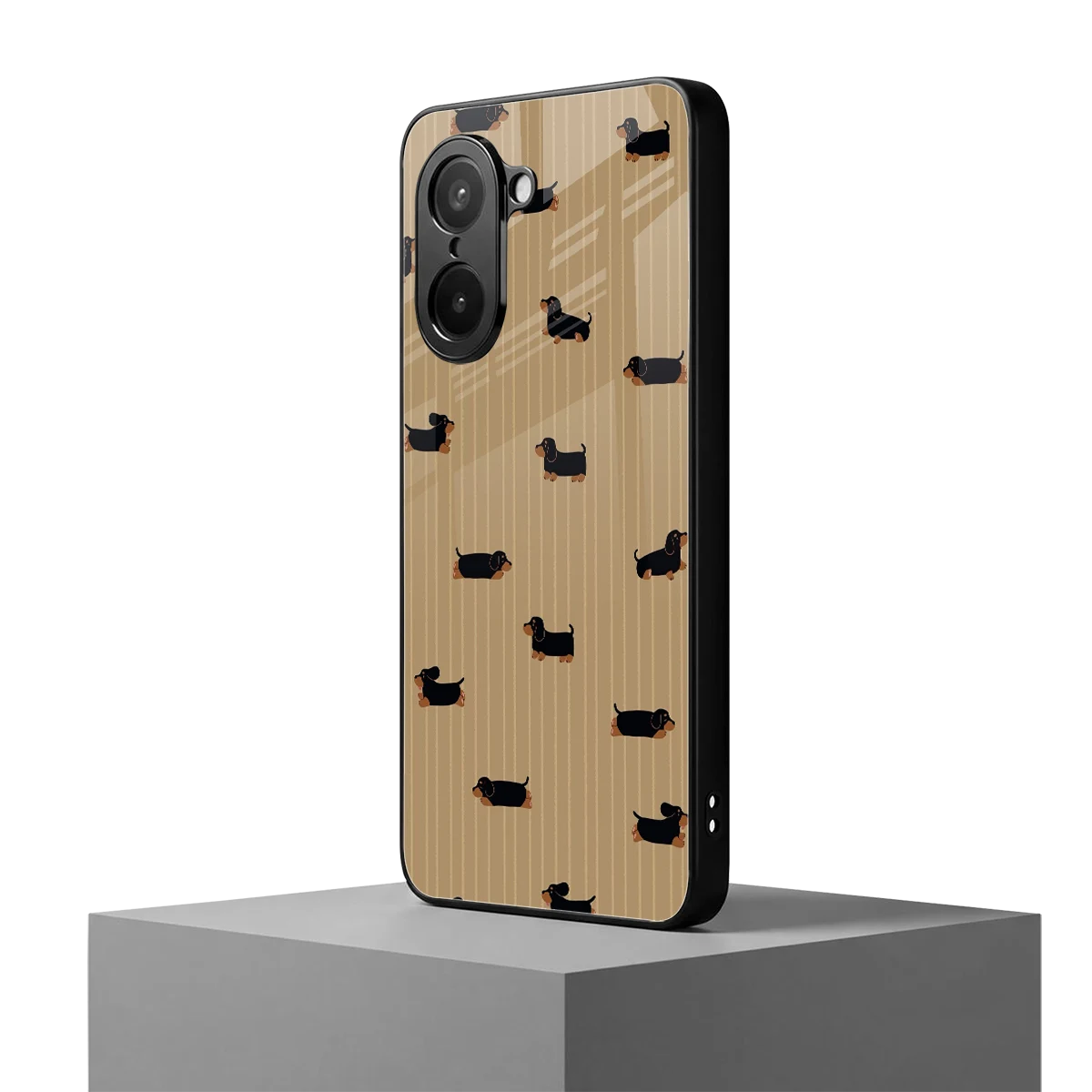 Dachshund oneplus nord ce5 5g mobile cover | shockproof glass phone case