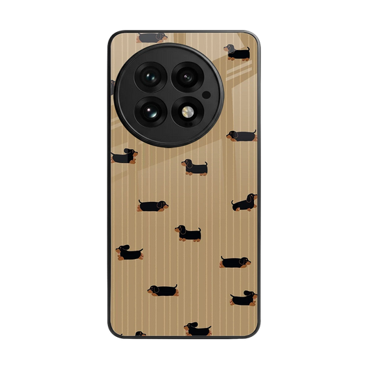 Dachshund back phone cover | glass case for oneplus 13