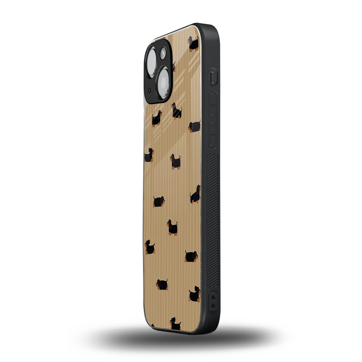 Dachshund iphone 12 mini mobile cover | shockproof glass phone case