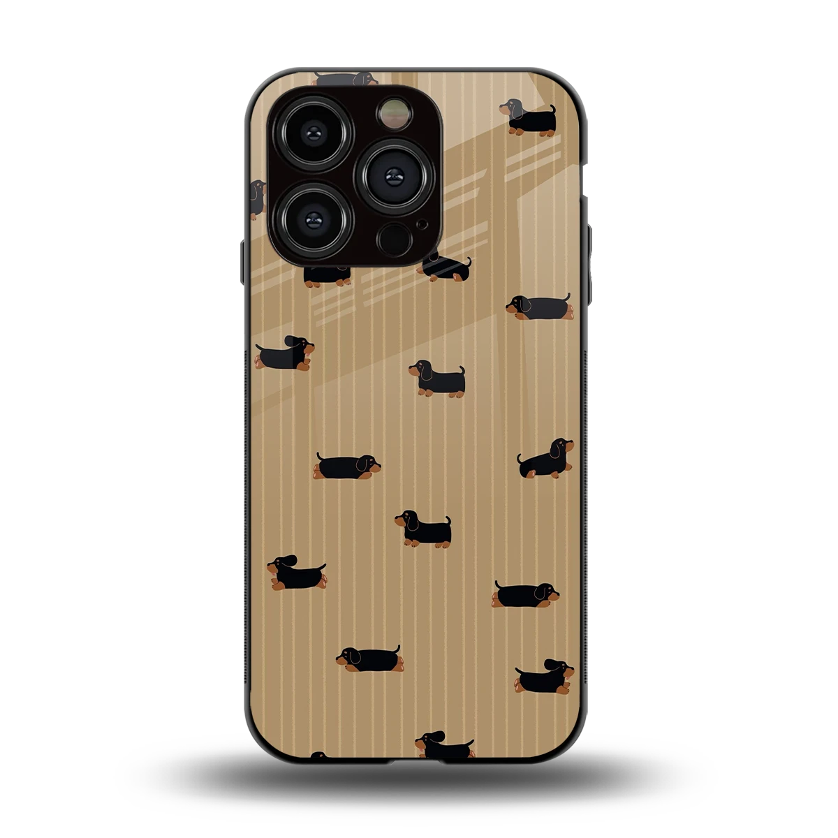 Dachshund back phone cover | glass case for iphone 13 pro