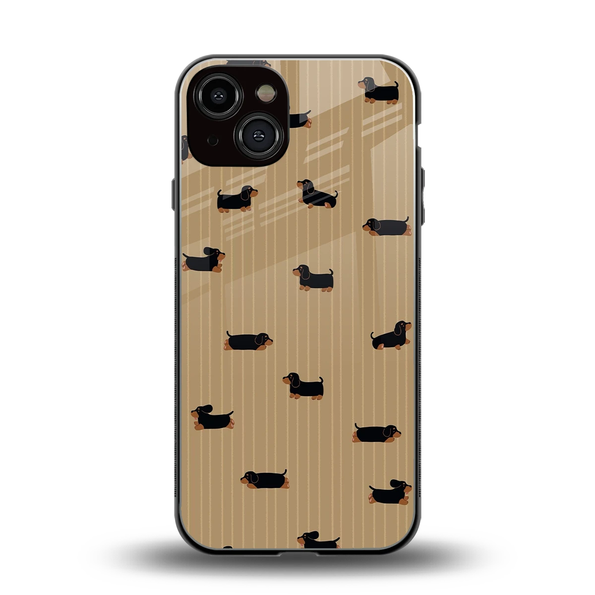 Dachshund back phone cover | glass case for iphone 13