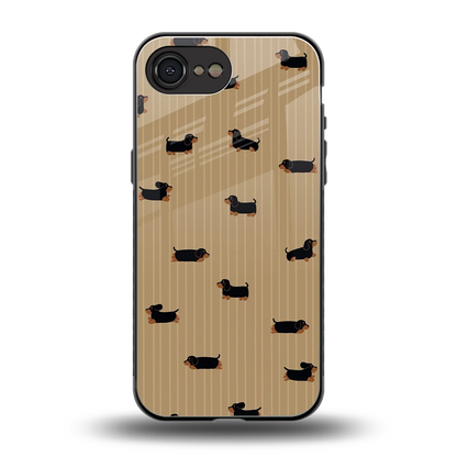 Dachshund back phone cover | glass case for iphone 16e