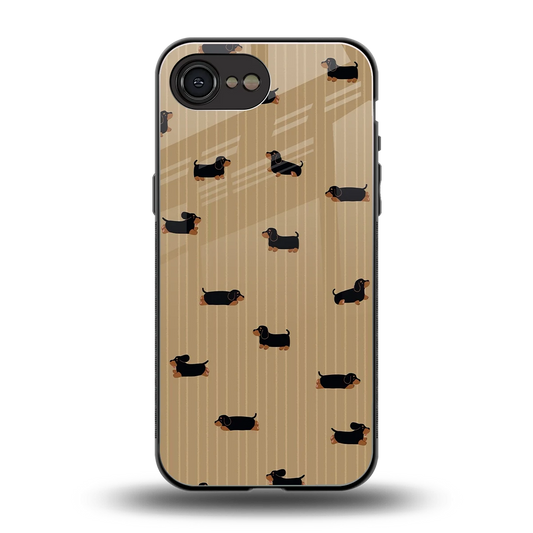 Dachshund back phone cover | glass case for iphone 16e