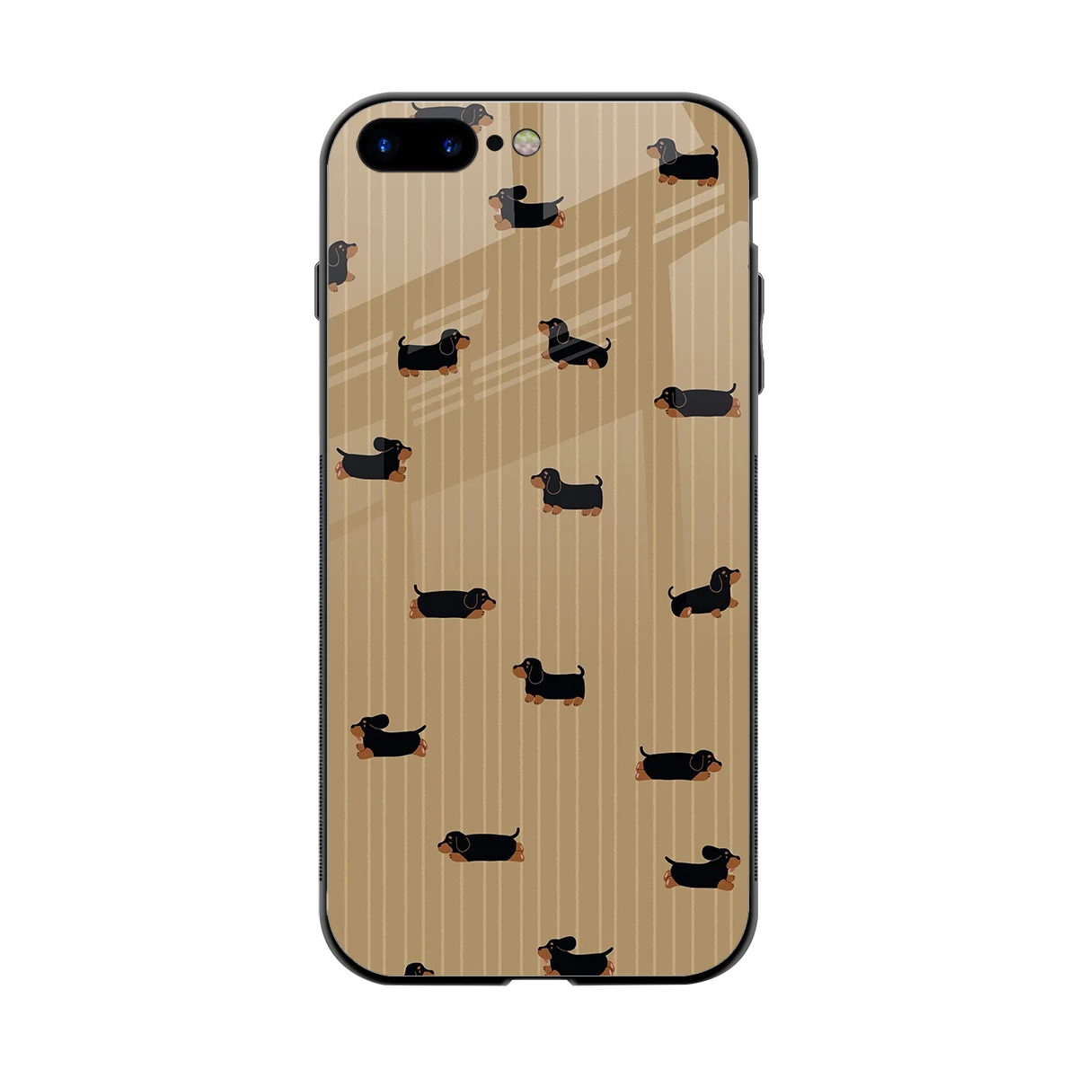 Dachshund back phone cover | glass case for iphone 8 plus