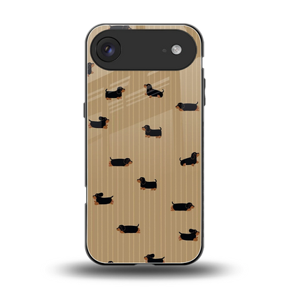 Dachshund back phone cover | glass case for iphone air