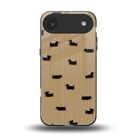 Dachshund back phone cover | glass case for iphone air