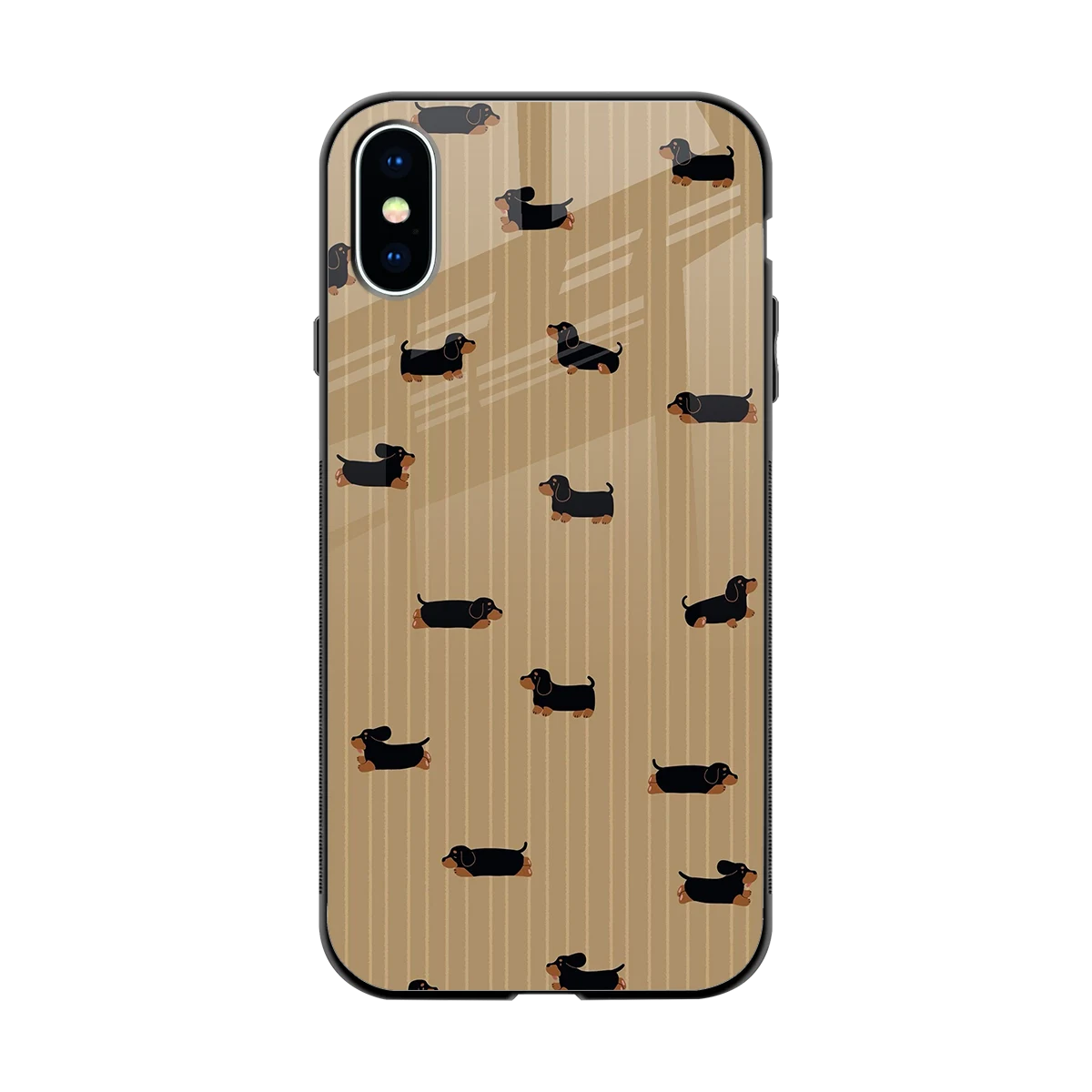 Dachshund back phone cover | glass case for iphone x