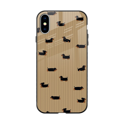Dachshund back phone cover | glass case for iphone x