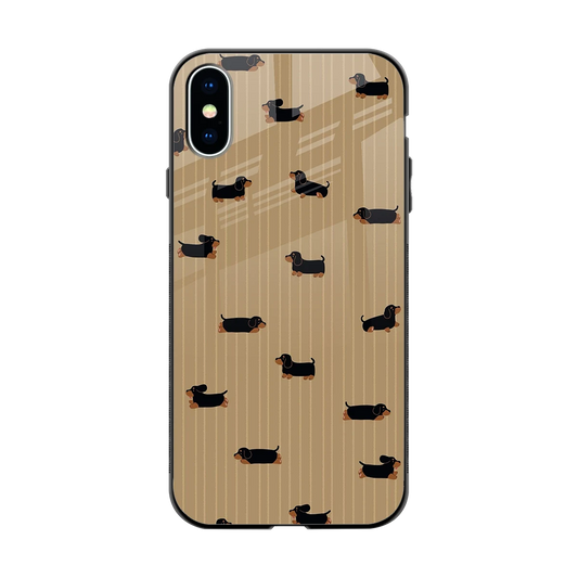 Dachshund back phone cover | glass case for iphone xs