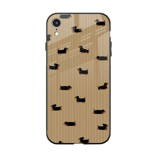Dachshund back phone cover | glass case for iphone xr
