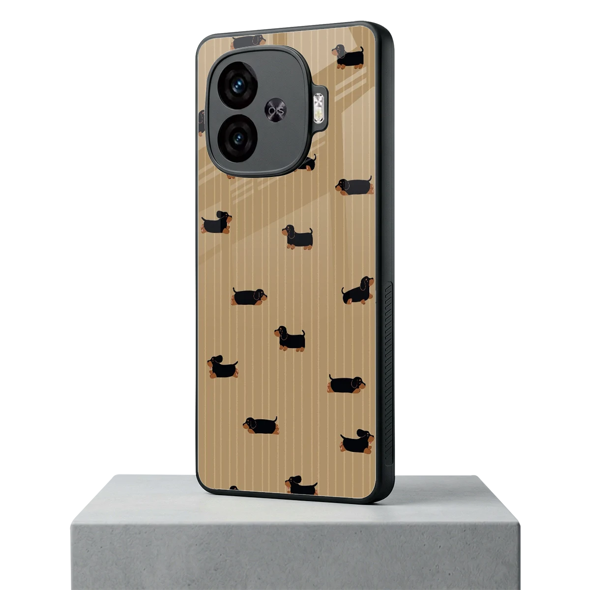 Dachshund iqoo neo 10r 5g mobile cover | shockproof glass phone case