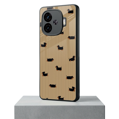 Dachshund iqoo neo 10r 5g mobile cover | shockproof glass phone case