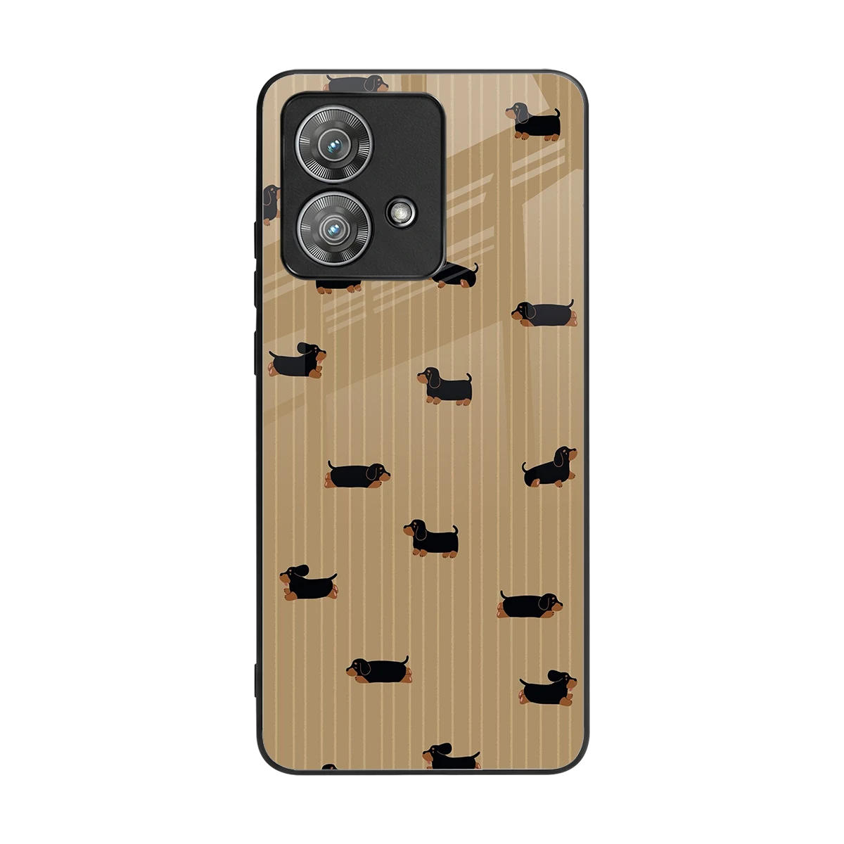 Dachshund back phone cover | glass case for motorola edge 40 neo 5g