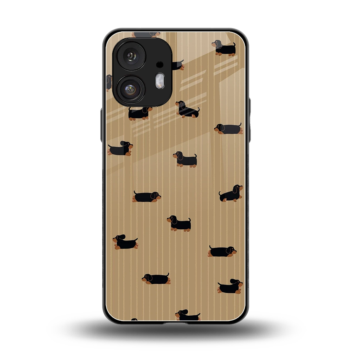 Dachshund back phone cover | glass case for nothing phone 2