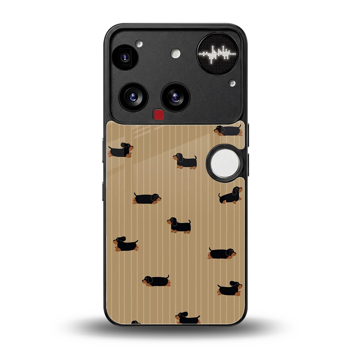 Dachshund back phone cover | glass case for nothing phone 3