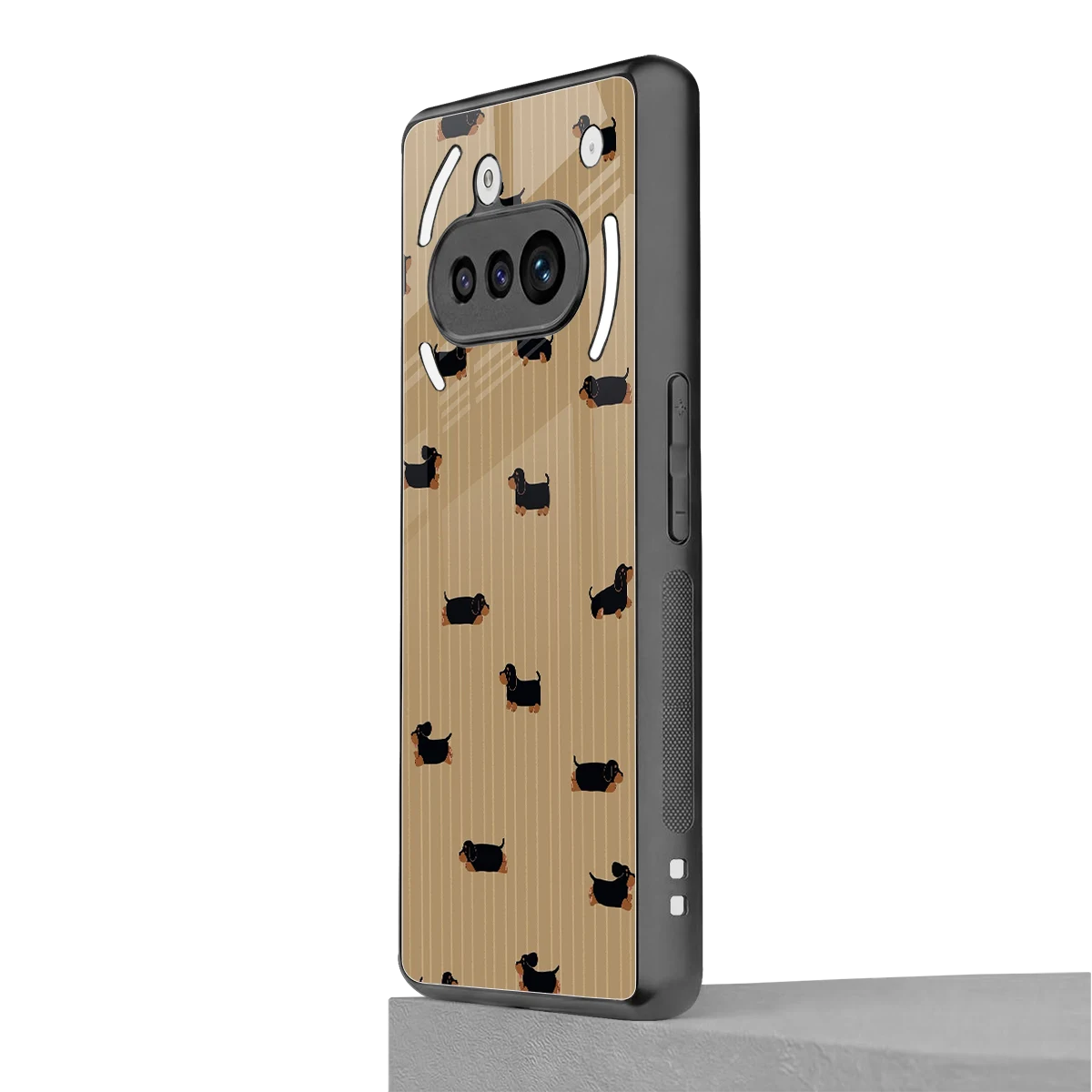 Dachshund nothing phone 3a mobile cover | shockproof glass phone case