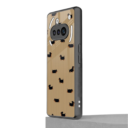 Dachshund nothing phone 3a mobile cover | shockproof glass phone case