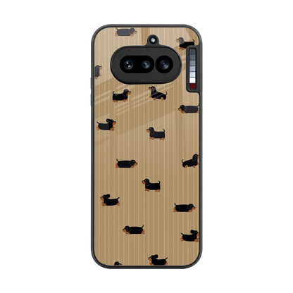 Dachshund back phone cover | glass case for nothing phone 4a